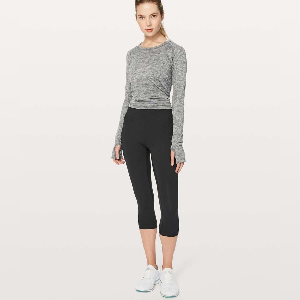 Lululemon Lead The Pack Crop 23" Black | Sz 4
